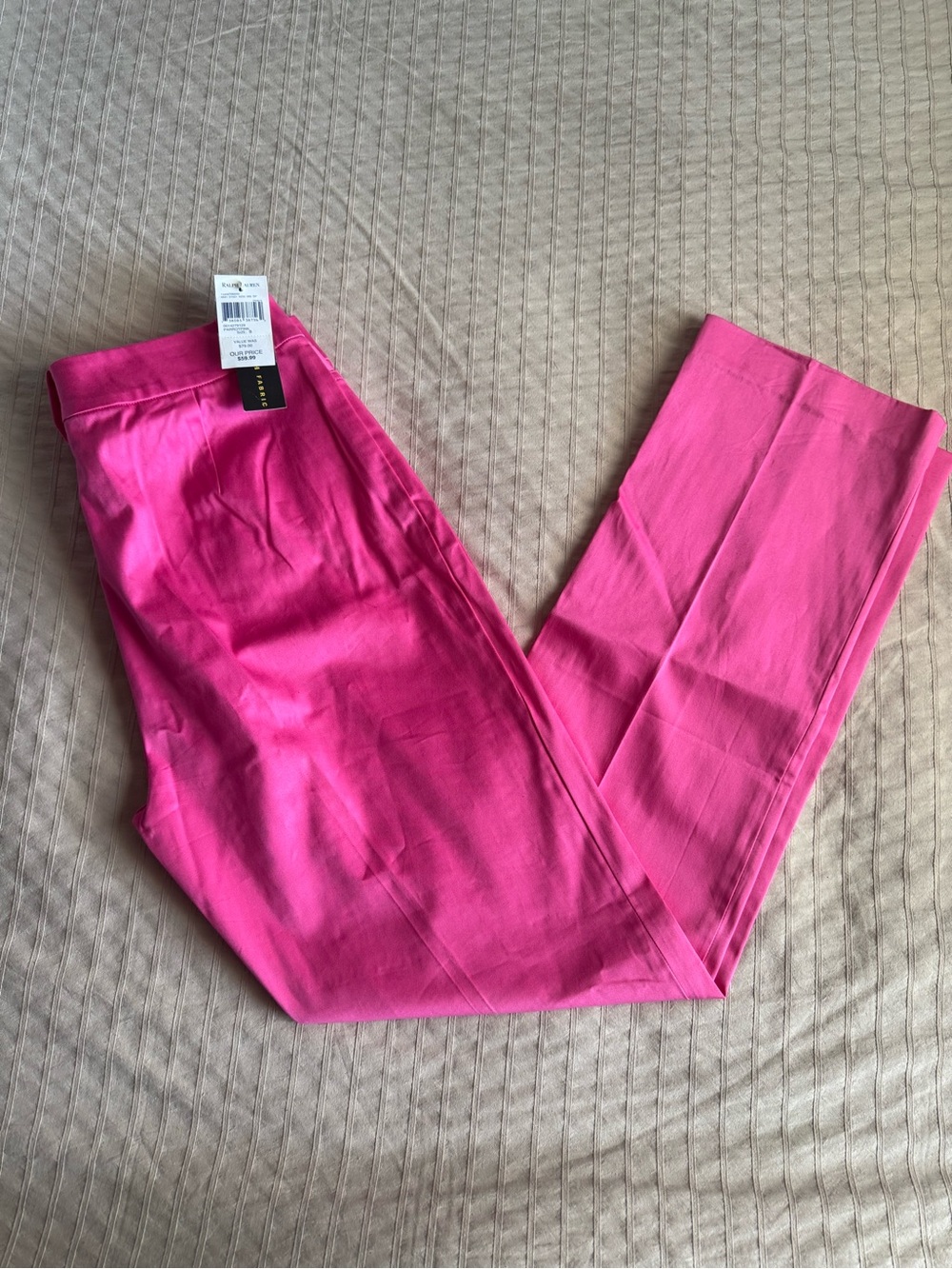 Lauren Ralph Lauren Hot Pink Pants - Straight Leg
